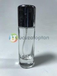 Şeffaf Cam 30 cc Boş Parfüm Şişesi - 1 Koli (120 Adet) - 3