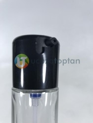 Şeffaf Cam Asansörlü 40ml Çok Amaçlı Krem Losyon Şişesi - 2