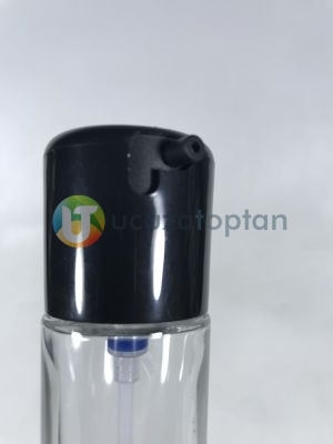 Şeffaf Cam Asansörlü 40ml Çok Amaçlı Krem Losyon Şişesi - 2