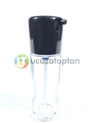 Şeffaf Cam Asansörlü 40ml Çok Amaçlı Krem Losyon Şişesi - 3