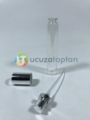 Şeffaf Cam Tüp Model 35cc Boş Kalem Parfüm Şişesi - 1