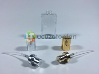 Sıkma Valfli 50 ml Boş Parfüm Şişesi (1 Koli: 120 Adet) - 1