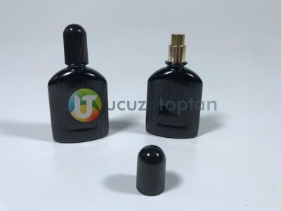 Siyah Renk 25 ml Tester Cam Şişe - 1 Koli (182 Adet) - 2