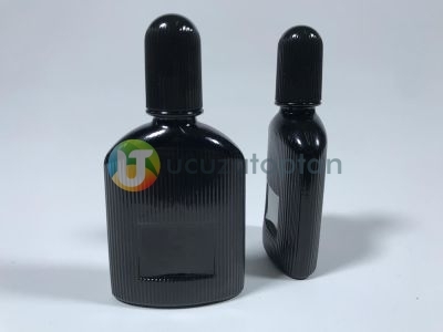 Siyah Renk 25 ml Tester Cam Şişe - 1 Koli (182 Adet) - 4