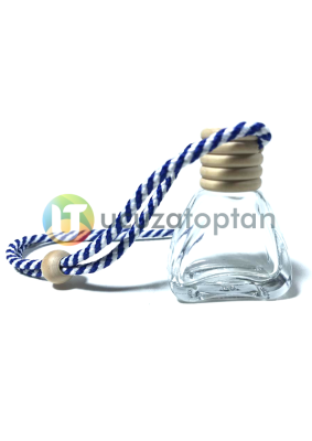 Üçgen Model Boş Oto Kokusu Şişesi 12 ml (1 Koli - 400 adet) - 1