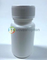 Vidalı Kapaklı Silindir 50 ml Çok Amaçlı Plastik Şişe - 1
