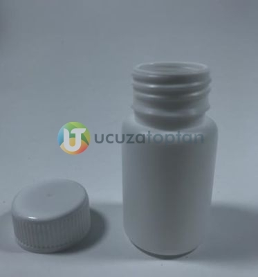 Vidalı Kapaklı Silindir 50 ml Çok Amaçlı Plastik Şişe - 2