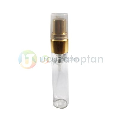 Vidalı Kapama 5cc Şeffaf Tester Şişesi - 2
