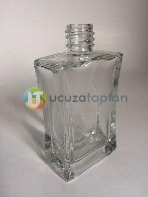 Vidalı Valf 50 ml Boş Cam Parfüm Şişesi İnce Belli - (1 Koli 120 Adet) - 2